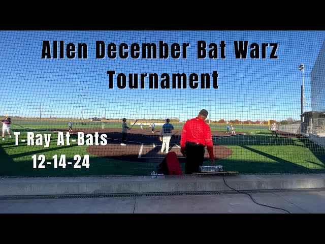 Average performance at the plate at the Allen December Bat Wars Tournament | Tournament Highlights