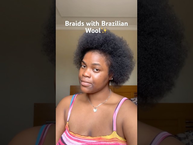 Brazilian Wool Braids#hairstyle #brazilianwool #braids #braidedhairstyles #blackhair#blackhairstyles