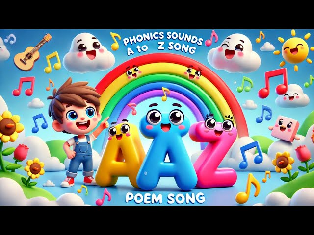 ABC Phonics Song with Sounds for Children | ABC Alphabet | Learn Phonics with Fun! 🎵