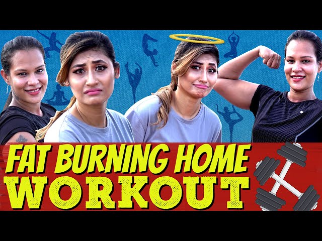 Fat Burning Home Workout ft. Sunita & Ruby 🏋‍♀😆 | Workout Atrocities | Sunita Xpress