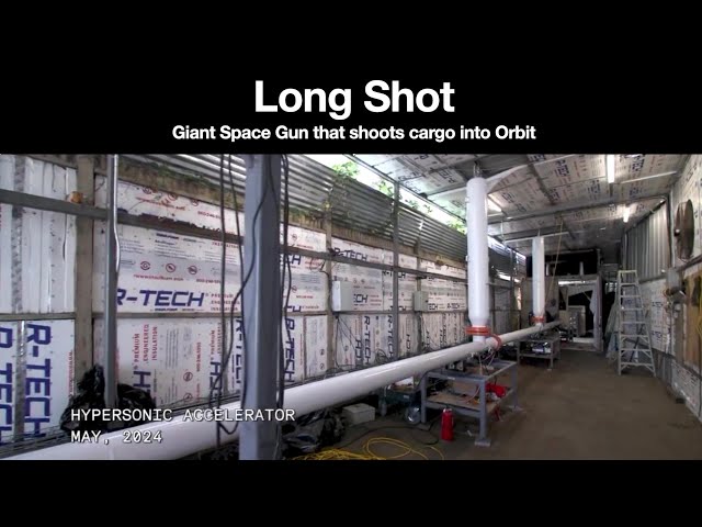 LongShot: Giant Space Gun that Shoots Cargo into Orbit