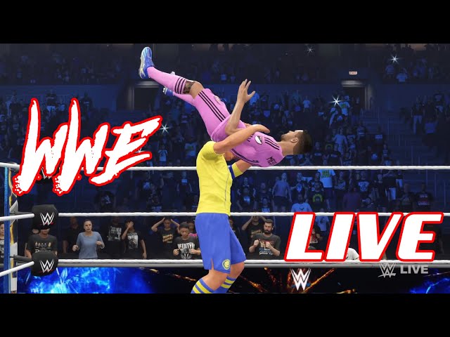 🔴 LIVE WWE Action: Ronaldo vs Messi Battle! 💪 #Ronaldo #Messi #WWE