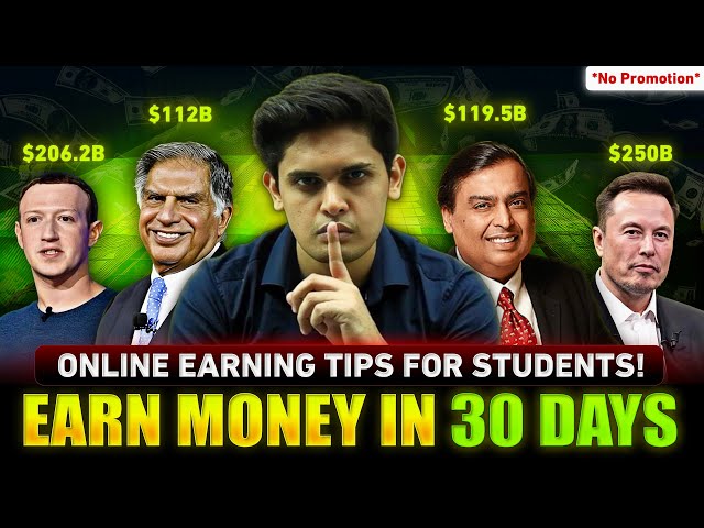 How to Earn Money Online in NEXT 30 Days🔥| 5 Tips to Make money Easily| Prashant Kirad