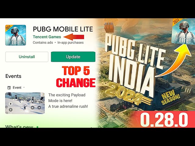 BIGGEST UPDATE 😍| Indian Server Open | 0.28.0 Update | Pubg Lite New Update | Pubg Lite Cheater Ban