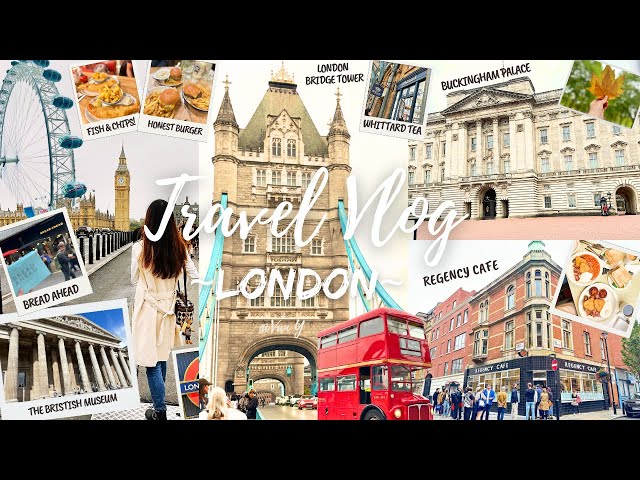 🛫TravelVlog🙋🏼‍♀️l🇬🇧UK-LONDON[BIG BUS🚍/LONDON EYE🚡/HONESTBURGER🍔/BRITISHMUSEUM🏛️/POPPIES FISH&CHIPS🍽️