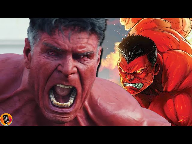 Red Hulk is super Overpowered in the MCU #captainamericabravenewworld  #redhulk