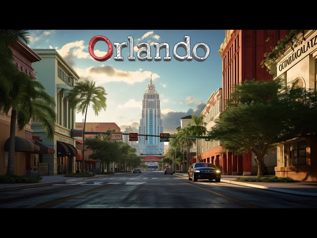 Buckle Up for Orlando: Cruising Through Downtown 4K 60FPS