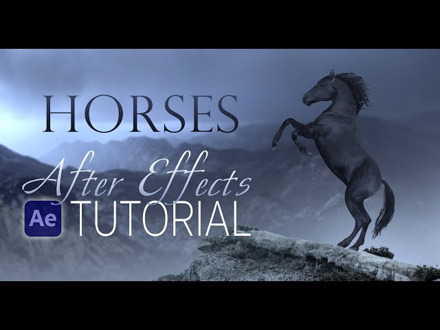 Make A Custom HORSE Animation - After Effects Tutorial