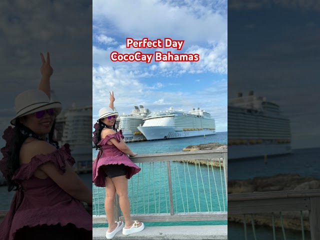 Perfect Day CocoCay #bahamas #cruising #wonderoftheseas #royalcarribean #shortvideo #shorts #cococay