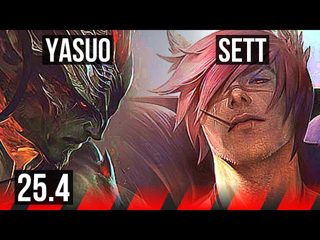 YASUO vs SETT (TOP) | 8/2/3 | EUW Master | 25.4