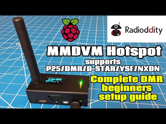 Radioddity MMDVM Hotspot complete beginners setup guide