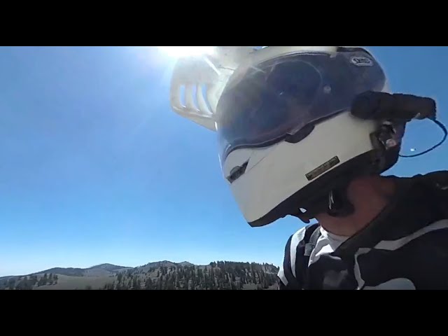 Rare 4K 360º footage 12000ft Elevation White Mountain Research Center California Dual Sport Run