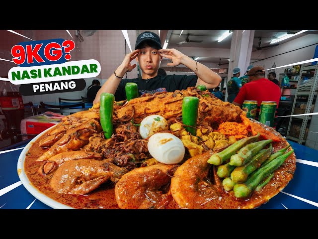 300RM NASI KANDAR SULAIMAN RECORD! | 9KG Nasi Kandar Challenge at Penang Malaysia!