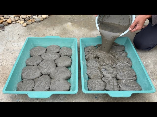 Unique cement ideas / How to make beautiful and easy cement flower pots at home