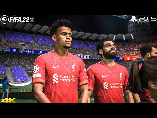 FIFA 22 PS5 - Liverpool Vs Inter Milan - UEFA Champions League Round 16 | 4K Gameplay