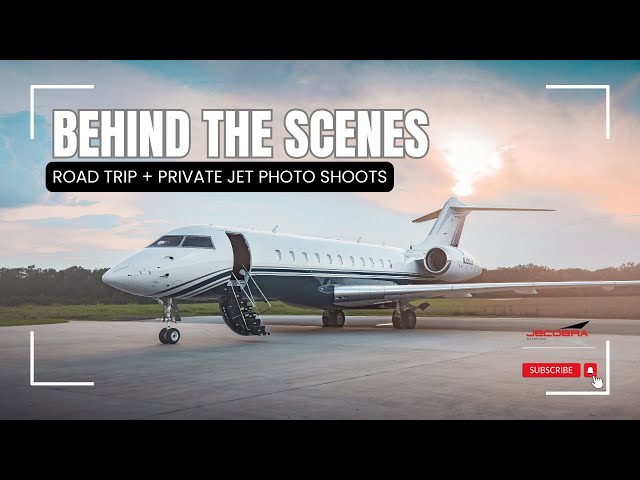 Behind the Scenes of a Private Jet Company: Private Jet Photo Shoot & Road Trip Adventure