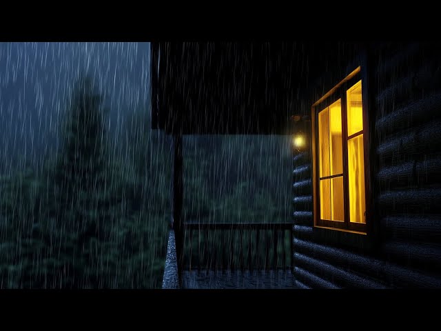 Heavy Rain and Thunder for Sleep 🌧 Relaxing Sounds at Night ⁓ Insomnia, Fatigue, Deep Sleep