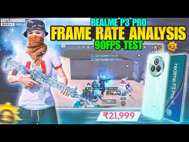 🔥Realme P3 Pro 90fps: BGMI Gameplay & Frame Rate Analysis