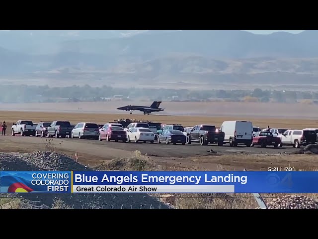 Blue Angels Make Emergency Landing At Great Colorado Air Show