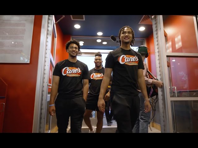 Bryce Young, CJ Stroud, and Bijan Robinson Draft Up Box Combos in the Raising Cane's Drive Thru