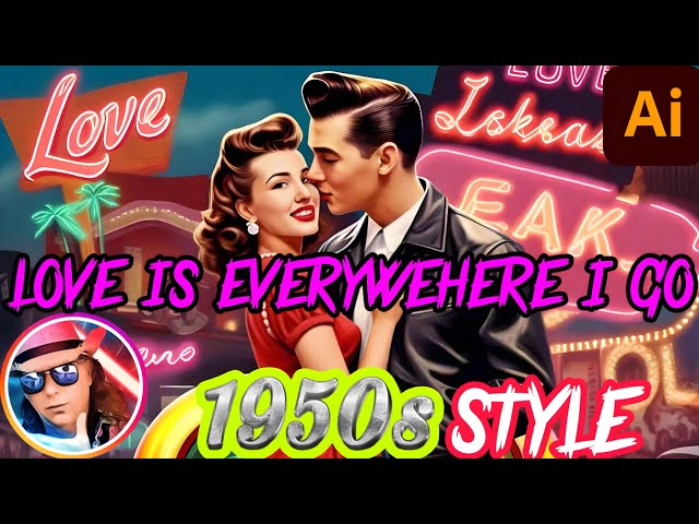 Classic 50s Style Song Ai-Love is Everywhere I Go #rockandroll