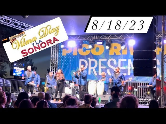 (99) 8/19/23 Vilma Diaz y La Sonora at summer street fest in pico Rivera ca … 🎵