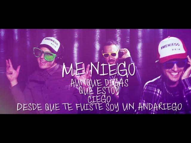 Reik - Me Niego ft. Ozuna, Wisin  (Fan Lyric Video)