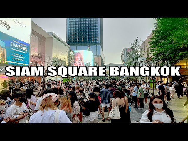 SIAM SQUARE BANGKOK NEW LOOK 2022 (สยามสแควร์) WALKING STREET BANGKOK ฺ | TRAVEL WITH AMMAR