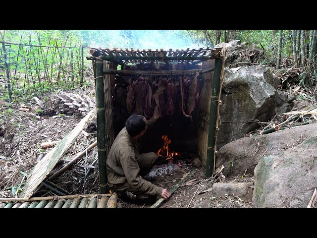 FULL VIDEO: How to trapping and preserving giant wild boars for consumption over three months