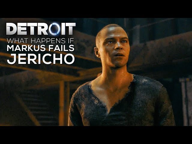 What Happens if Markus Fails Jericho (Bad Reputation + Markus Secret Ending) - DETROIT BECOME HUMAN