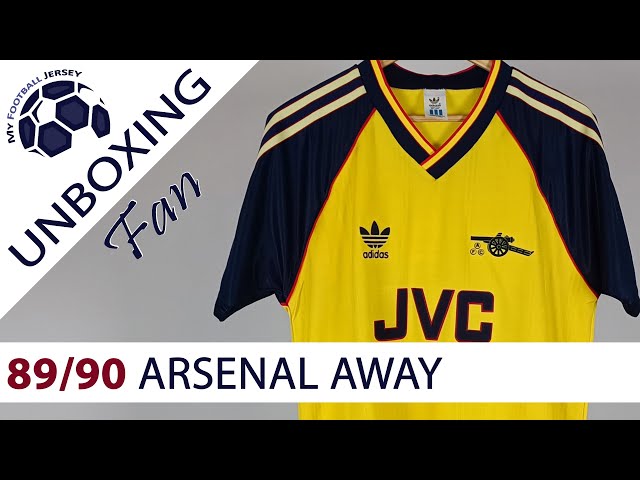 Arsenal Away Retro Jersey 89/90 (LUSoccer) Fan Version Unboxing Review