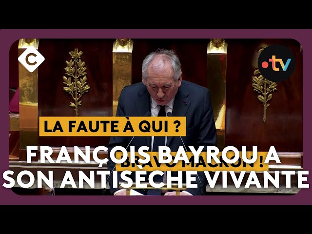 Heureusement François Bayrou a son antisèche vivante - ABC - C à Vous - 15/01/2025