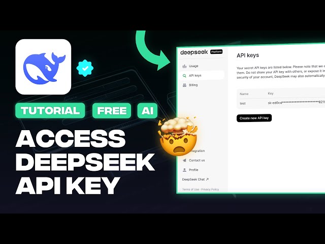 How to Get DeepSeek API Key For Free (Tutorial)