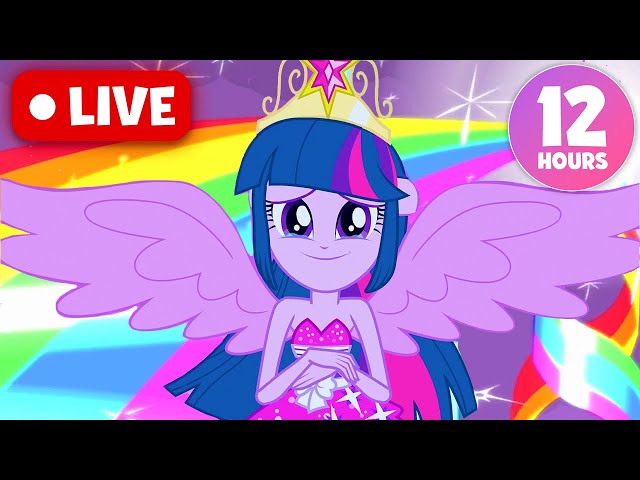 🔴 Equestria Girls Live: MOVIE NIGHT MARATHON🎥 | Full Movies Children's Cartoon