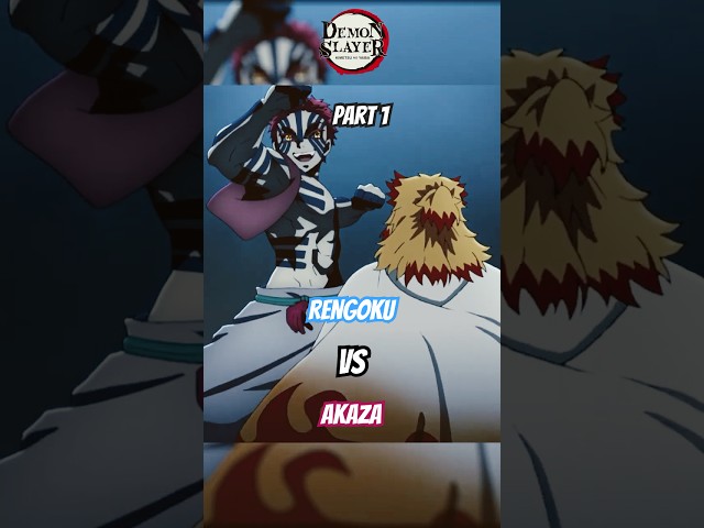 Demon Slayer: Kimetsu no Yaiba Kyoujurou Rengoku vs Akaza part №1 #anime #animeshorts #battle