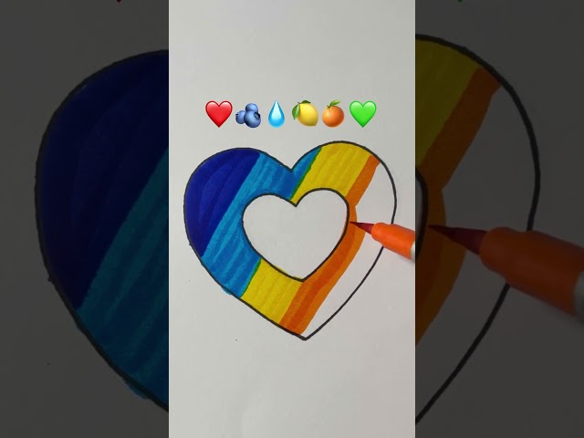 Satisfying creative art ❤️🫐💧🍋🍊💚#art #viralvideo #trending #ytshorts #shorts