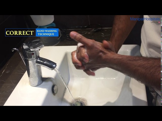 Dr. Hemant Kalyan | Correct Hand-washing Technique | Manipal Hospitals India