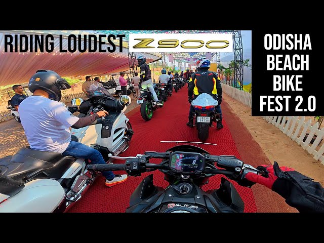 Riding Loudest Z900 in Odisha | Beach Bike Fest 2.0 ft. JS Films, Bulu Biker, Vikas, Tanisha