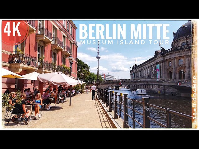 Berlin Mitte - Beautiful Museum Island Walk in Summer - Extended Tour in 4K | 50FPS [GERMANY] 🇩🇪