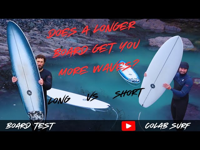 Does a longer board catch you more waves?  6'6 Fourth Bp round vs 5'10 fourth Chilli Jam