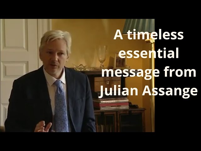 Julian Assange: "Every war has been the result of media lies."