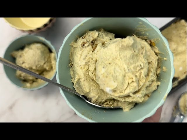 3 Ingredient Pistachio Ice Cream | No Churn | Vegan | No machine