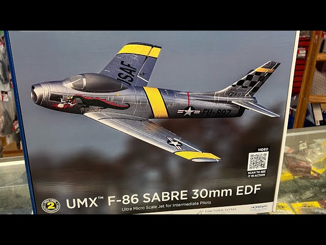 Umx F-86 Sabre 30mm EDF(most powerful umx ever…4s!)- Unboxing and initial thoughts- RC Cincy