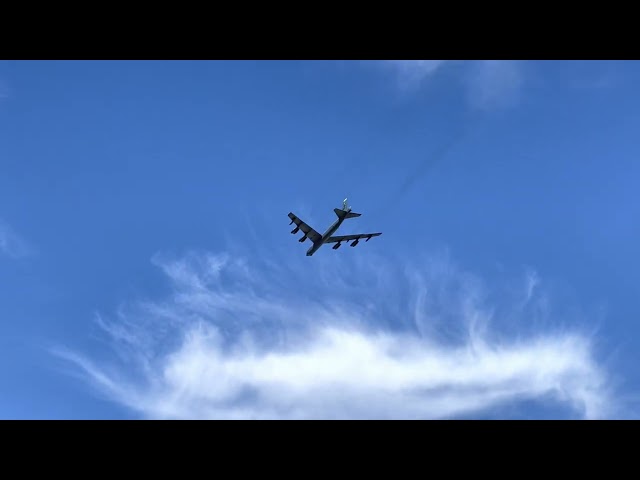 B-52 flyby at March ARB