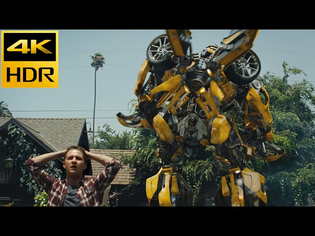 Bumblebee vs Appliance Bots | Transformers Revenge of The Fallen(2009) 4KHDR