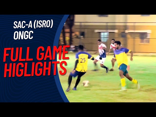 Football Match Highlights football ⚽️ ⚽️⚽️⚽️ || SAC-A vs ONGC || Space Cup ||