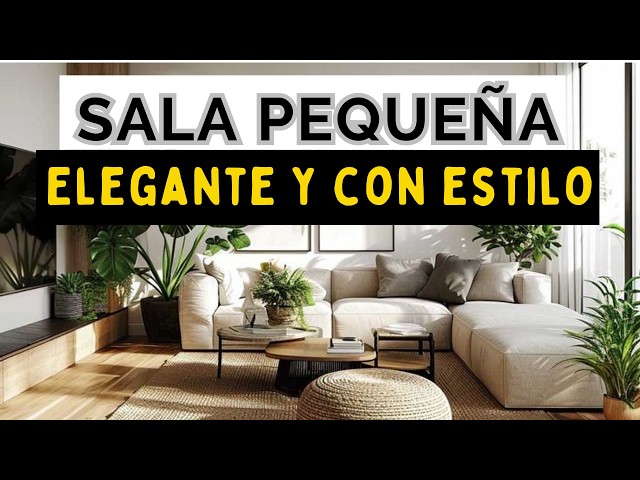 ✅Mejores trucos para SALAS PEQUEÑAS 👉22 Tips para decorar una SALA pequeña.