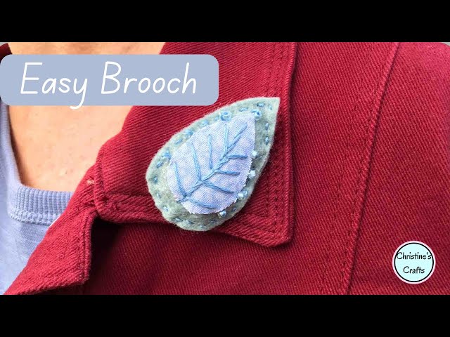 Want a UNIQUE Fashion Statement? Try This Leaf Brooch DIY