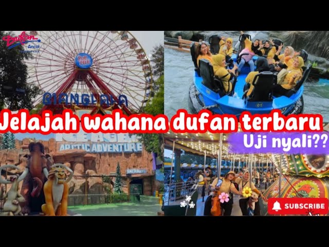 JELAJAH NAIK WAHANA DUFAN TERBARU || Review wahana dufan Ancol Jakarta 2024