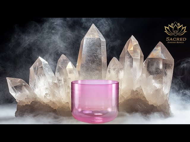 Grounding Meditation with Pink Lotus Singing Bowl | Root Chakra Healing at 134 Hz